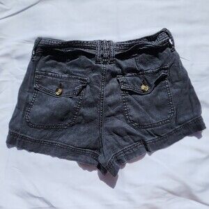 American Eagle shorts linen  dark blue  (4)